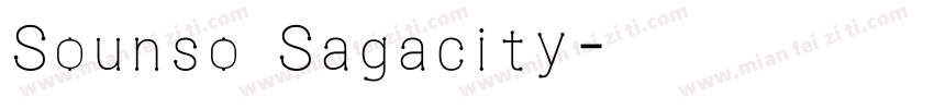Sounso Sagacity字体转换